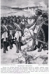 Infantería egipcia, c.1920